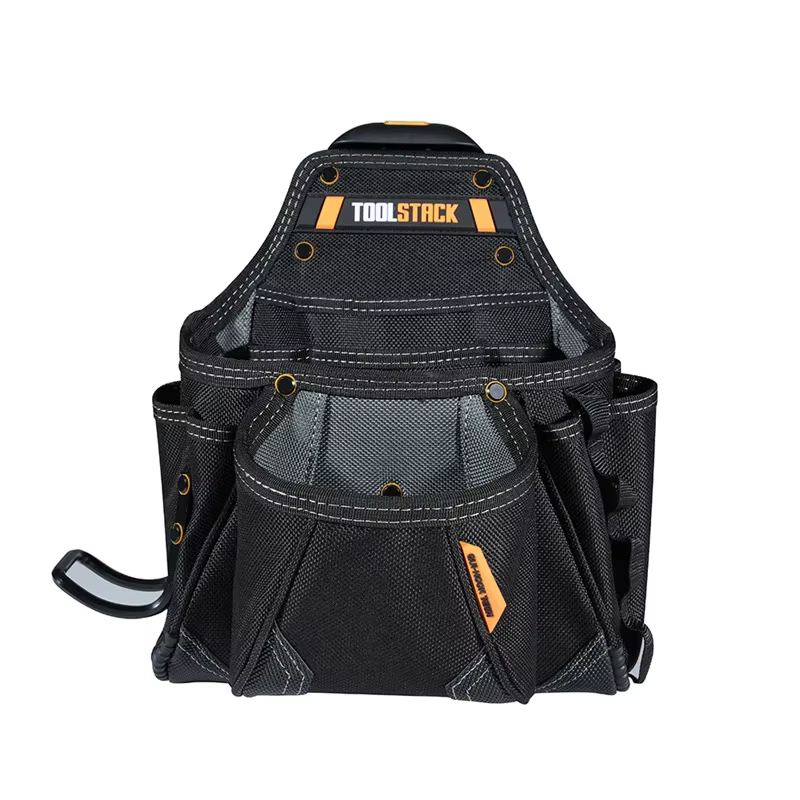 TOOLSTACK Ceinture porte-outils multifonctionnelle à double poche pour électricien, charpentier et t