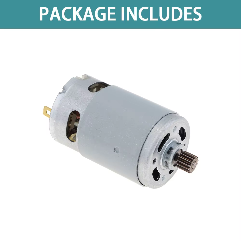 Moteur à balais 21V RS550, 14 dents, adapté pour mini scie à bois sans fil 4/6 pouces, tronçonneuse,