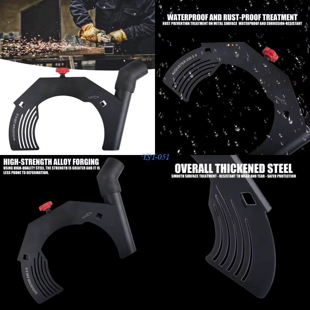 Pare-poussière longue durée E15A pour meuleuses d lame moins 240mm, avec finition lisse pour une usu