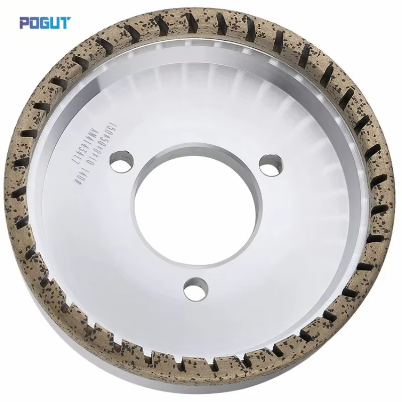 Meule segmentée intérieure de haute qualité 150*8*10, roue Abrasive pour Machine à bord droit en ver