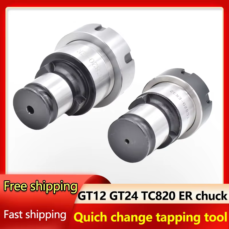 Outil de taraudage TC820 ER32 ER40 GT24 ER25 GT12 ER20, mandrin de perçage à changement rapide pour 