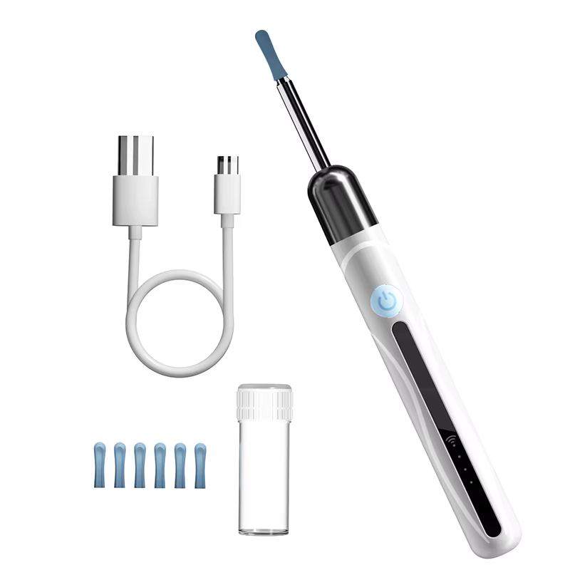 Endoscope WiFi 4.2mm 1080P, caméra de sélection d'oreille avec Base de cuillère d'oreille pour iOS/A