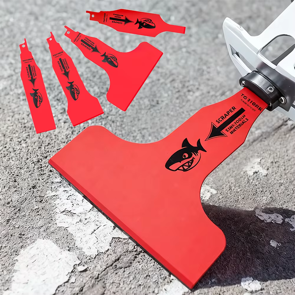 Lames de grattoir de scie alternative 4 pièces, outil de nettoyage de carrelage en acier à haute ten