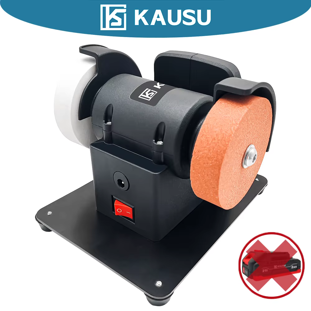 Makita – Mini meuleuse à double roue sans fil, roues à mailles 100/120, 21V/60W, outil d'affûtage Co