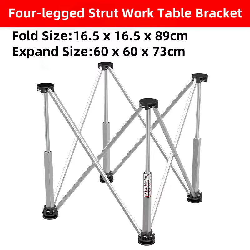 ALLSOME Table de travail de jambe de force en alliage d'aluminium travail Portable Support de cheval