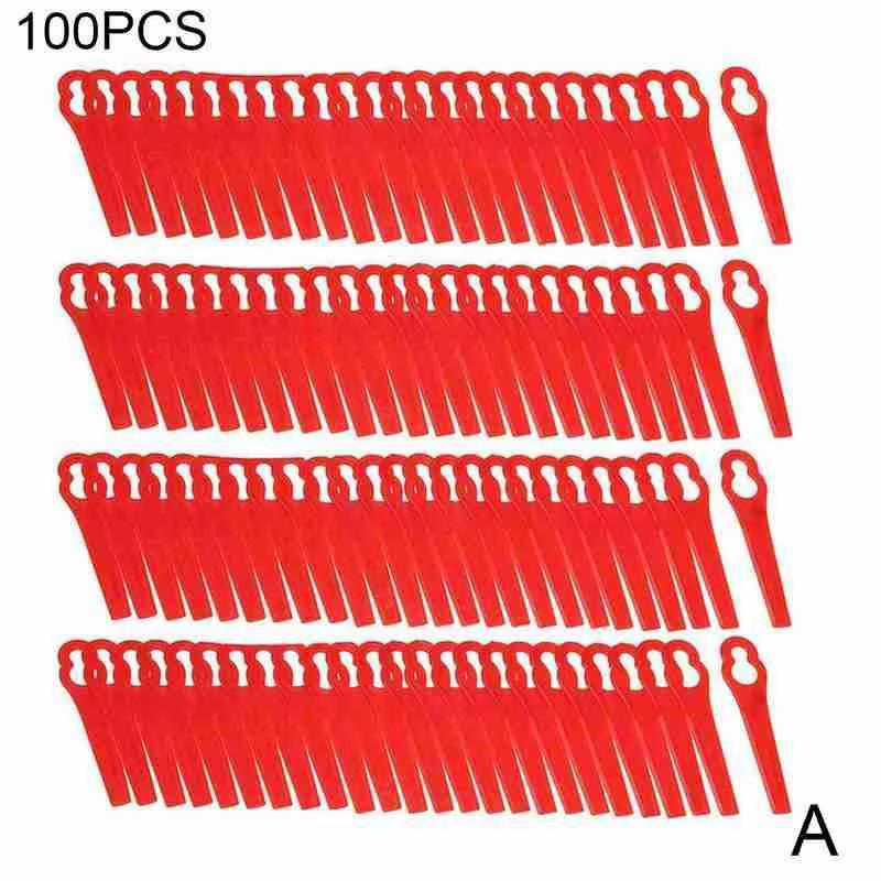 Lame de coupe en plastique pour débroussailleuse sans fil, 100 pièces, enge durable