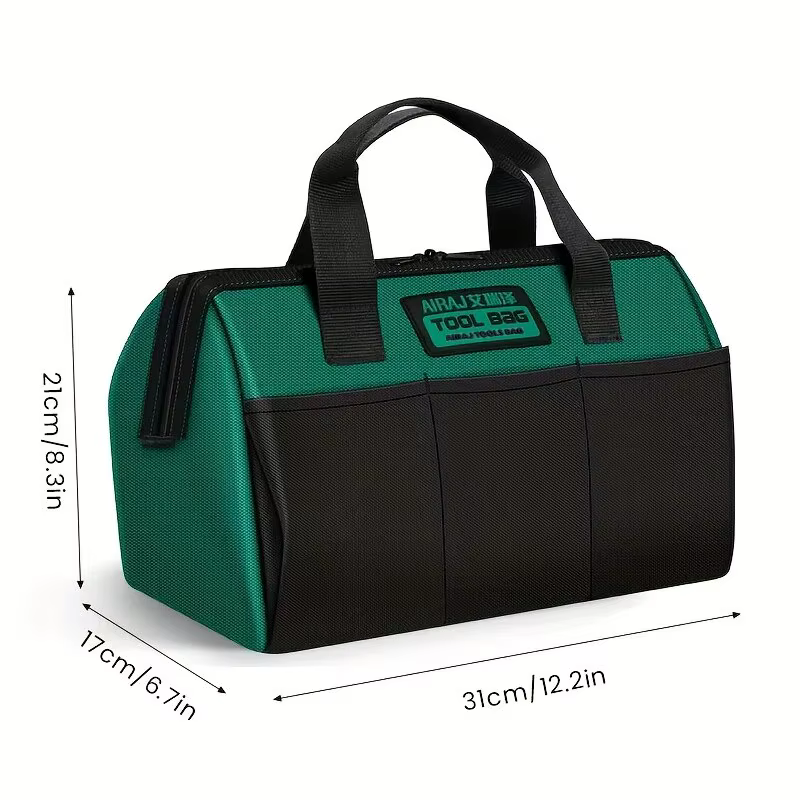 AIRAJ 13 Pouce Outil Sac Électricien Multifonctionnel Forte Durable Oxford Épaissie Bois De Stockage