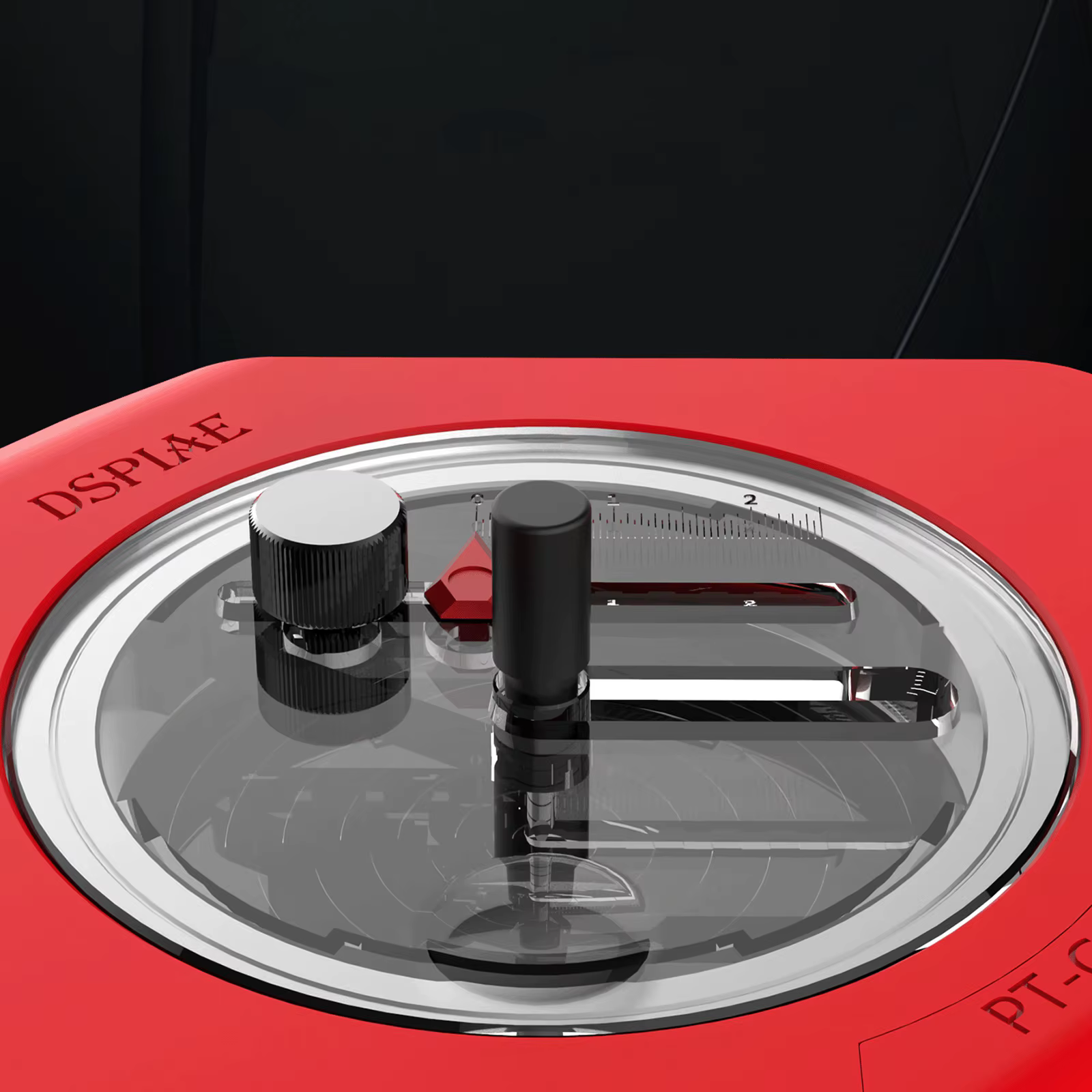 DSPIAE PT-C Coupe Circulaire Intégrale Rouge avec Mèche De Coupe De Tungstène avec Anti-ALD Pad PC D
