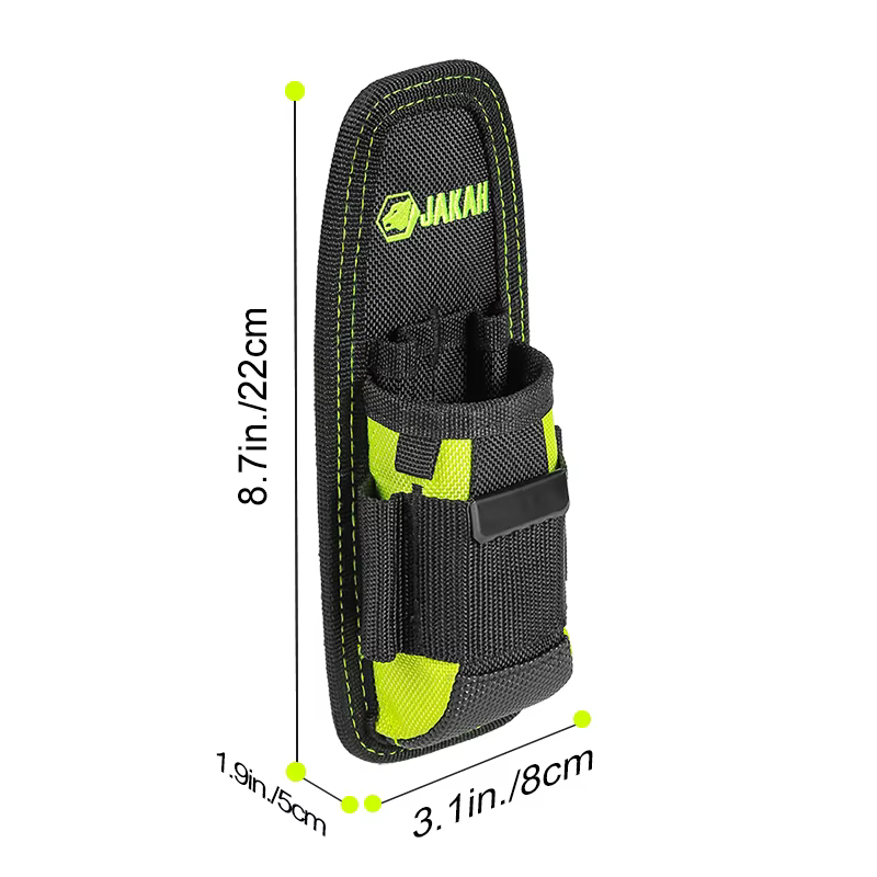 Jakah petit porte-outil, pochette à outils d'organisateur de travail minimum et porte-couteau avec p
