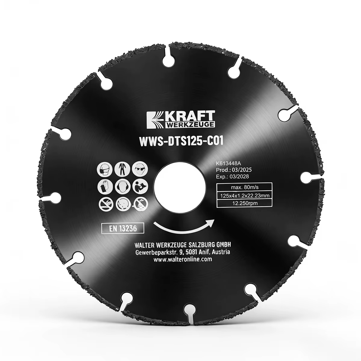 Disque de coupe universel pour meuleuse d'angle de 125 mm, lame de scie en carbure brasé pour le tra