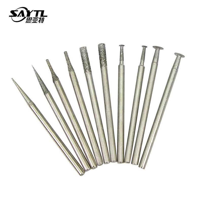 Stylo de meulage électrique 10 pièces/ensemble, pointe de remplacement, diamètre universel 2.3mm, st