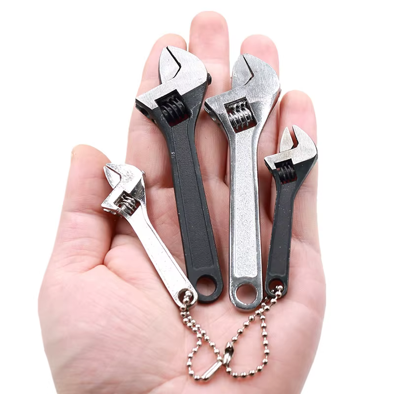 Mini clé réglable de 2.5/4 pouces, petite clé à extrémité ouverte, jeu de clés réglables pouvant êtr