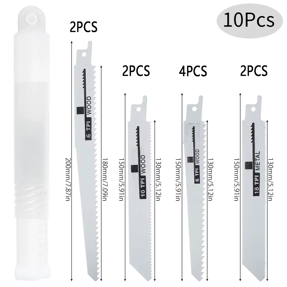 10/12/14 pièces scie à main multi-outils lame de scie HCS lame de scie alternative scie sabre pour c