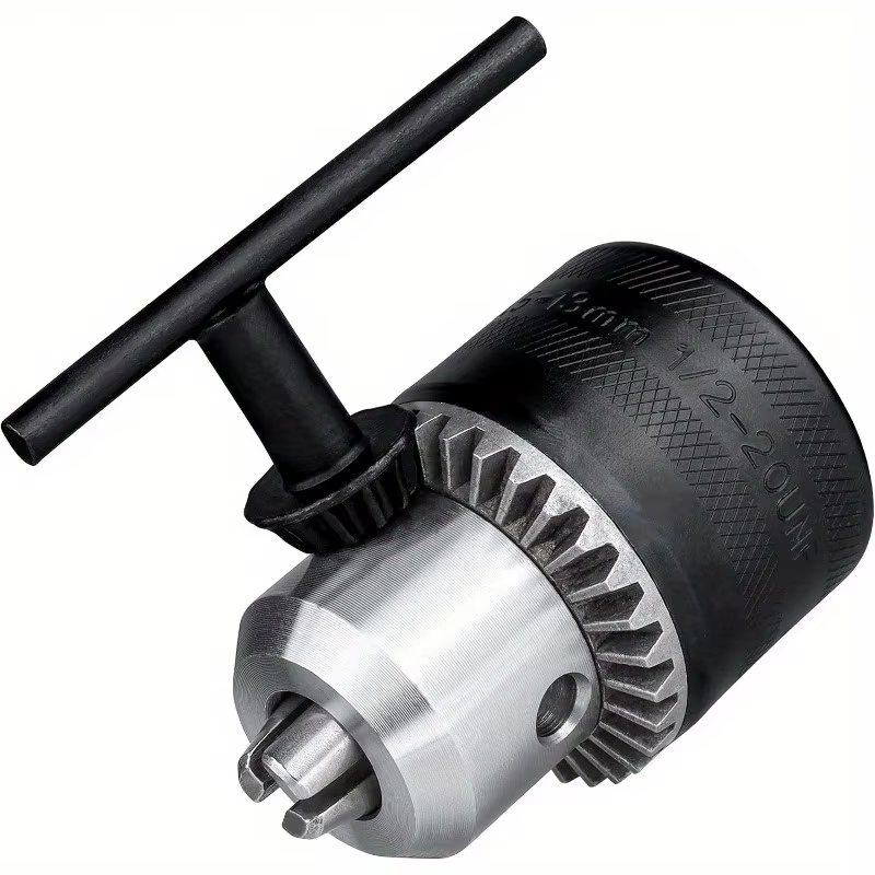 Mandrin de perceuse à colonne de 1/2 pouce, 1,5-13 mm, avec clé, pour visseuse à chocs et perceuse é