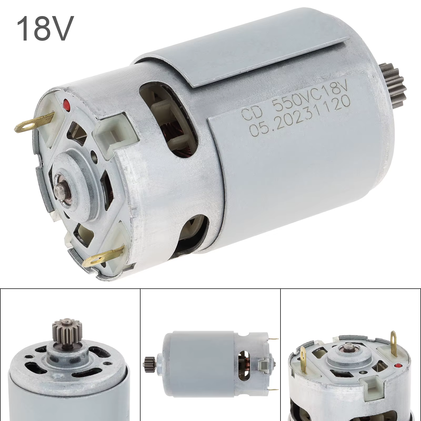 RS550 13 Dents 18V DC Moteur Micro Moteur Fit pour BOSwivel GSR18-2-LI / PSB1800 LI-2/Perceuse Élect