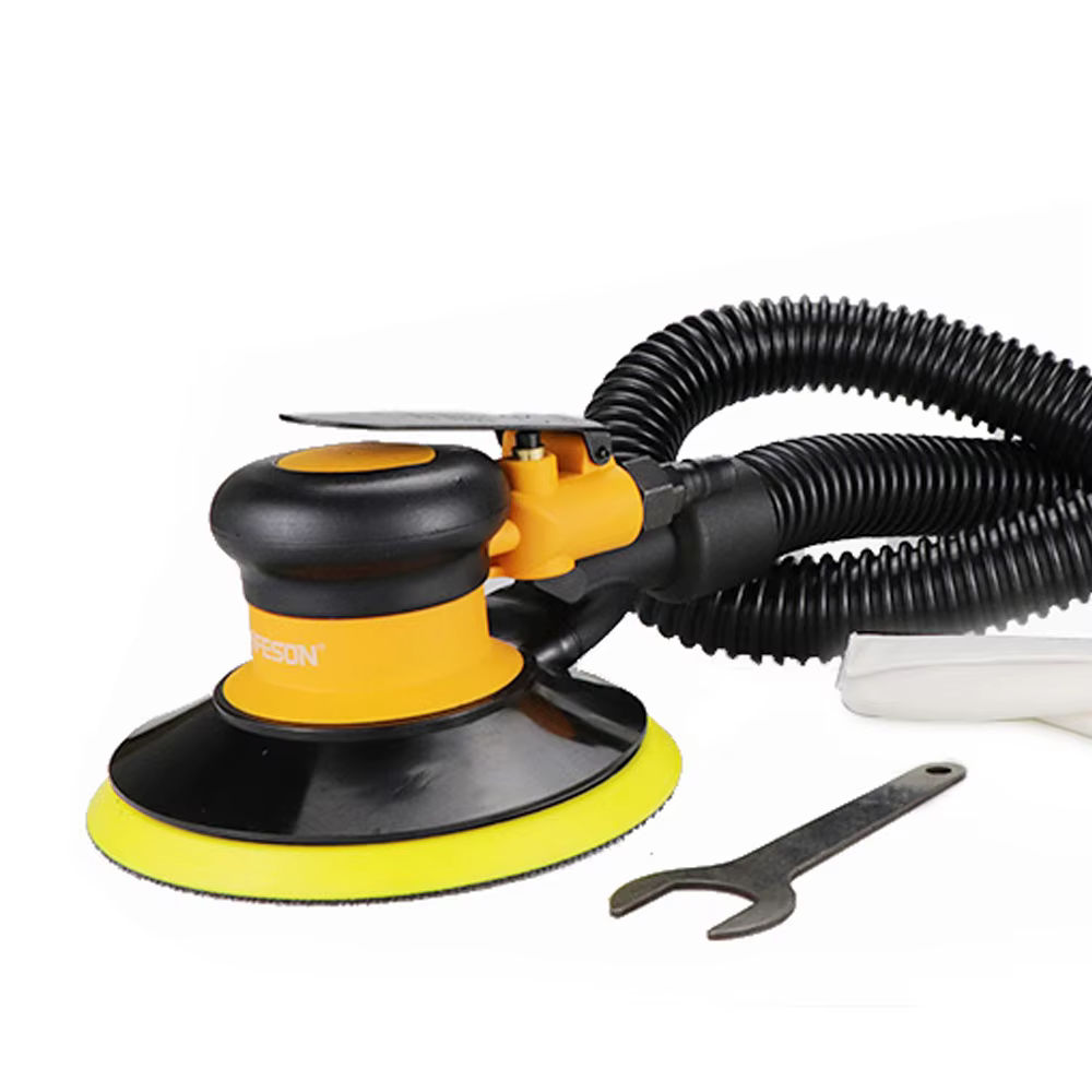 HIFESON-Ponceuse orbitale pneumatique, polisseuse à air, aspirateur à air, excentrique, rectifieuse,