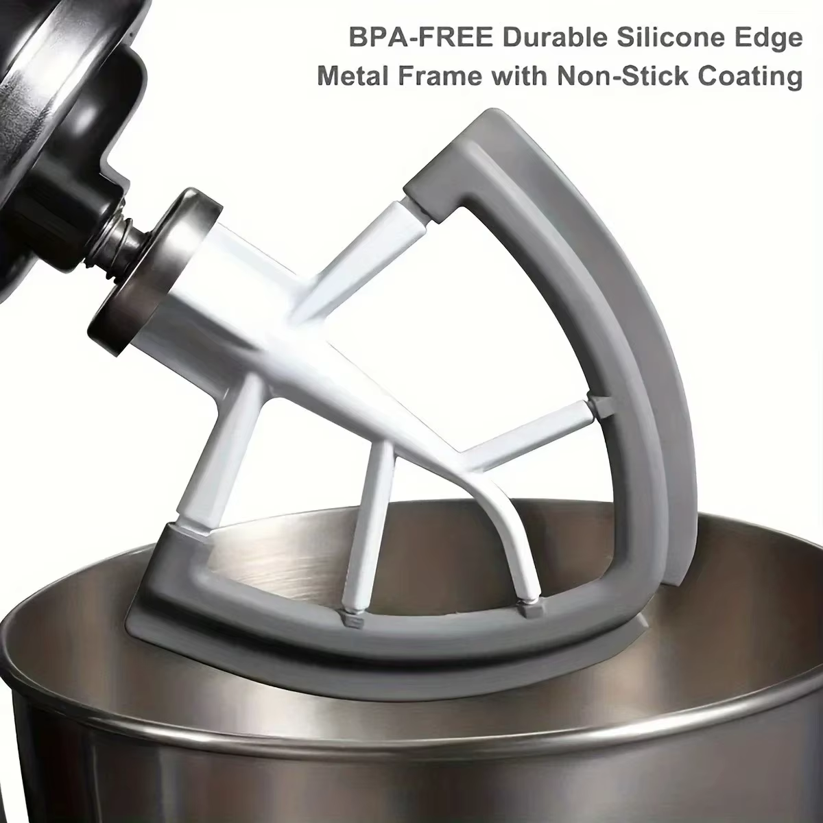 Accessoires en silicone de 4,5 à 5 pouces compatibles avec le batteur sur socle inclinable KitchenAi