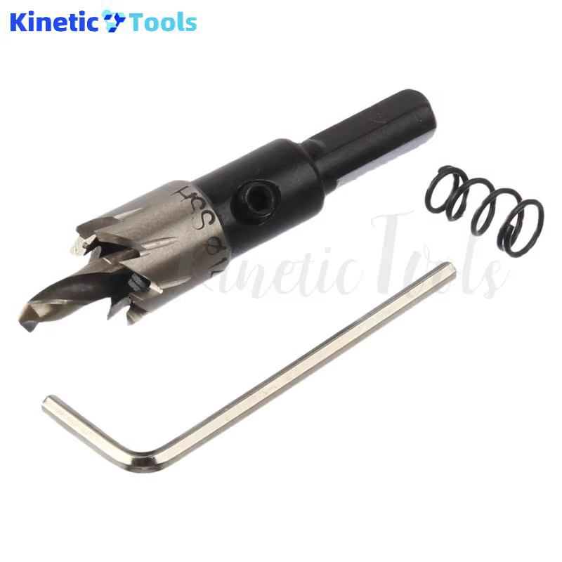 Foret en acier inoxydable, outil de découpe de trous robuste pour métaux, ouvre-trou 14 mm en acier 