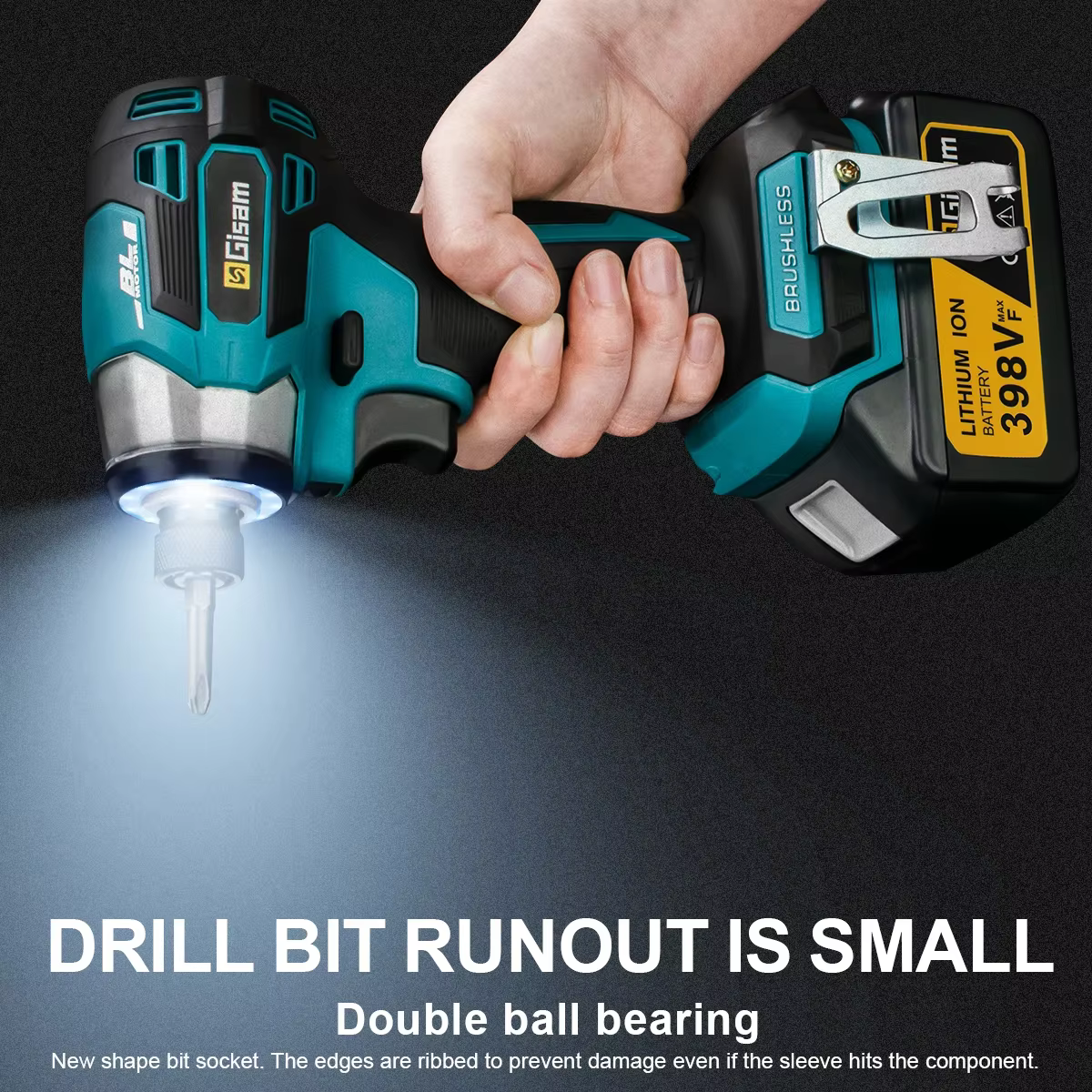 Makita – tournevis électrique sans balais 688N.m, 1/4 pouces, tournevis sans fil, perceuse électriqu