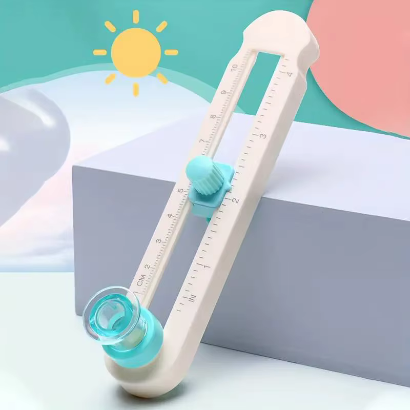 Coupe-papier circulaire en plastique de 2 à 20cm, outil de découpe artisanal multifonctionnel, carte