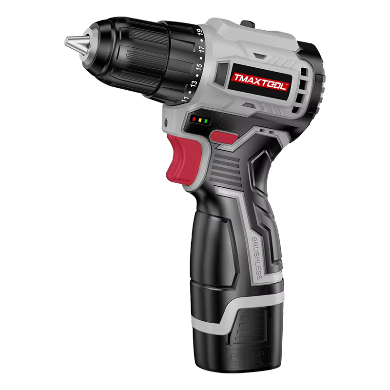 Perceuse sans fil professionnelle compacte 16,8 V 40 N.m à vitesse variable avec batterie au lithium