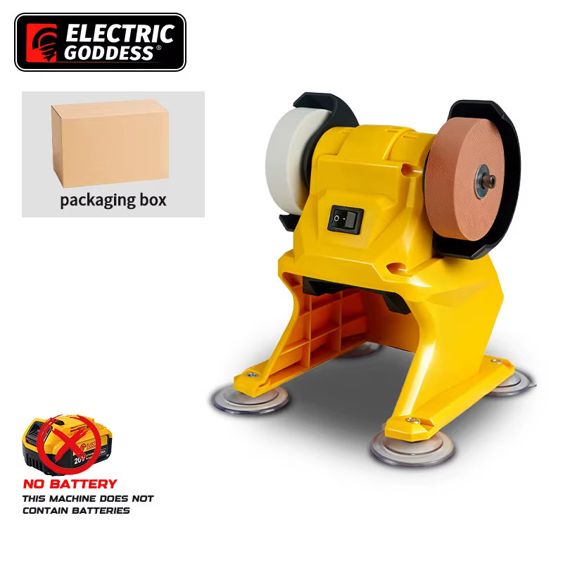 Machine de meulage double, meuleuse de table, moteur de meulage micro-coarse et fin, pierre de polis