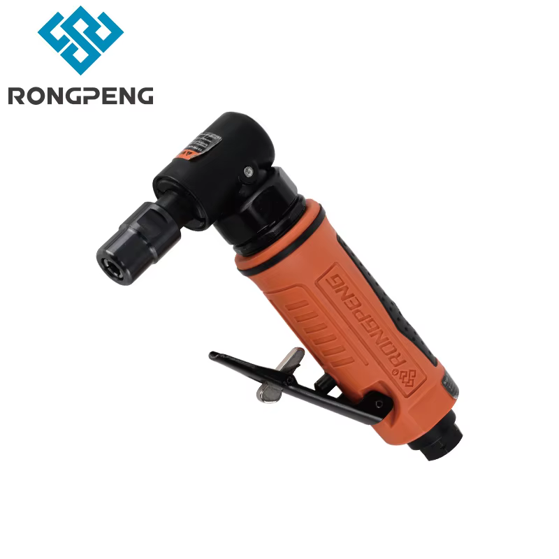 RONGPENG Meuleuse d'angle pneumatique 1/4 pouces RP17315 avec capuchon de meuleuse 1/4, 20 000 tr/mi