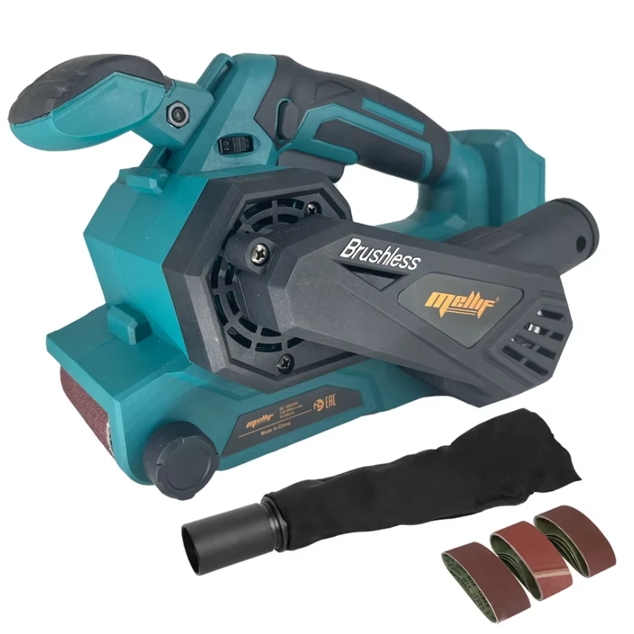 Ponceuse à bande sans fil pour batterie Makita 18V BL1830 BL1840, ponceuse électrique sans balais (o