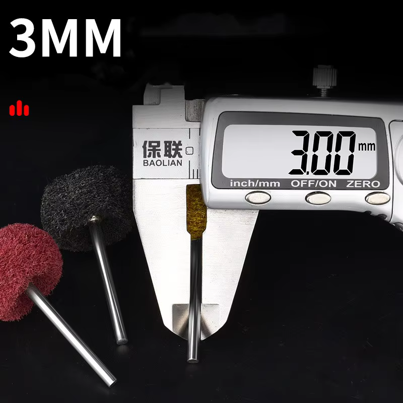 Roue de polissage en Nylon, 1 sac, Mini perceuse, brosse Abrasive, tampons à récurer, tige de 2.35mm