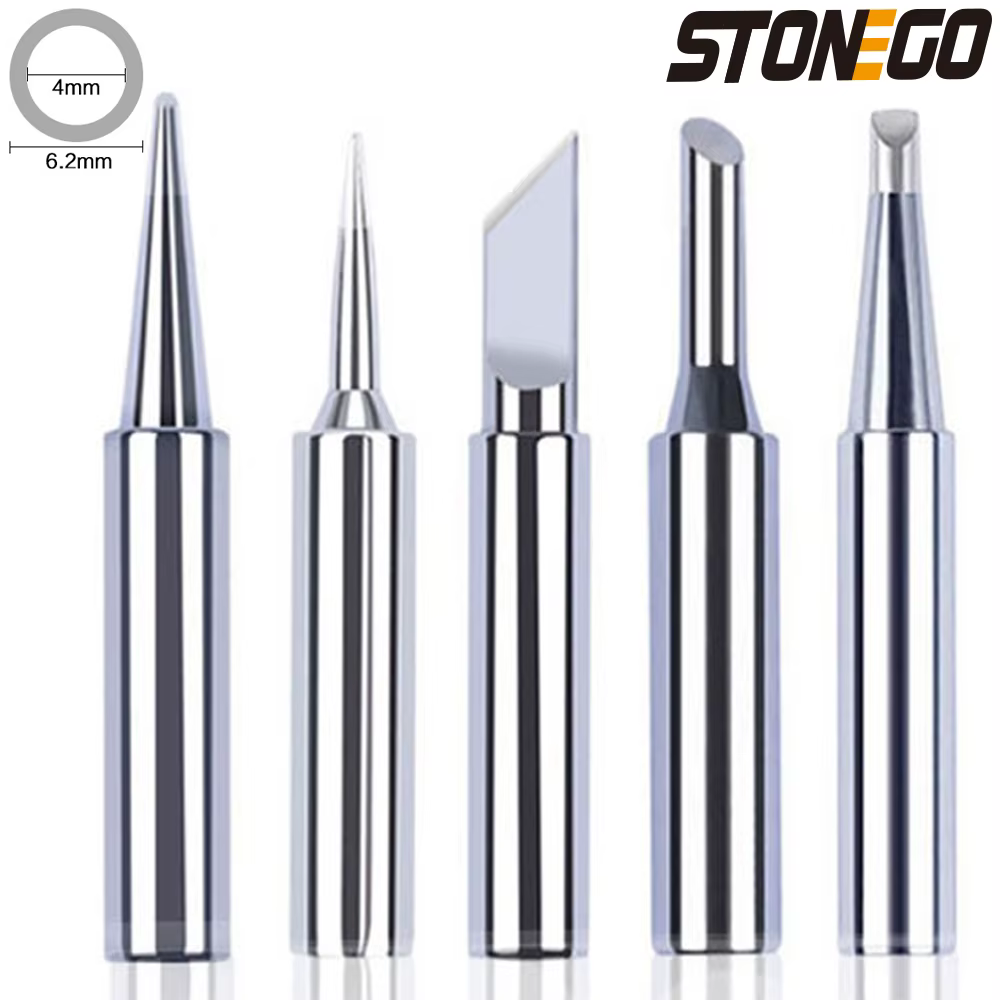 STONEGO 5 pièces/10 pièces pointes de fer à souder ensemble de têtes de fer à souder bricolage fer à