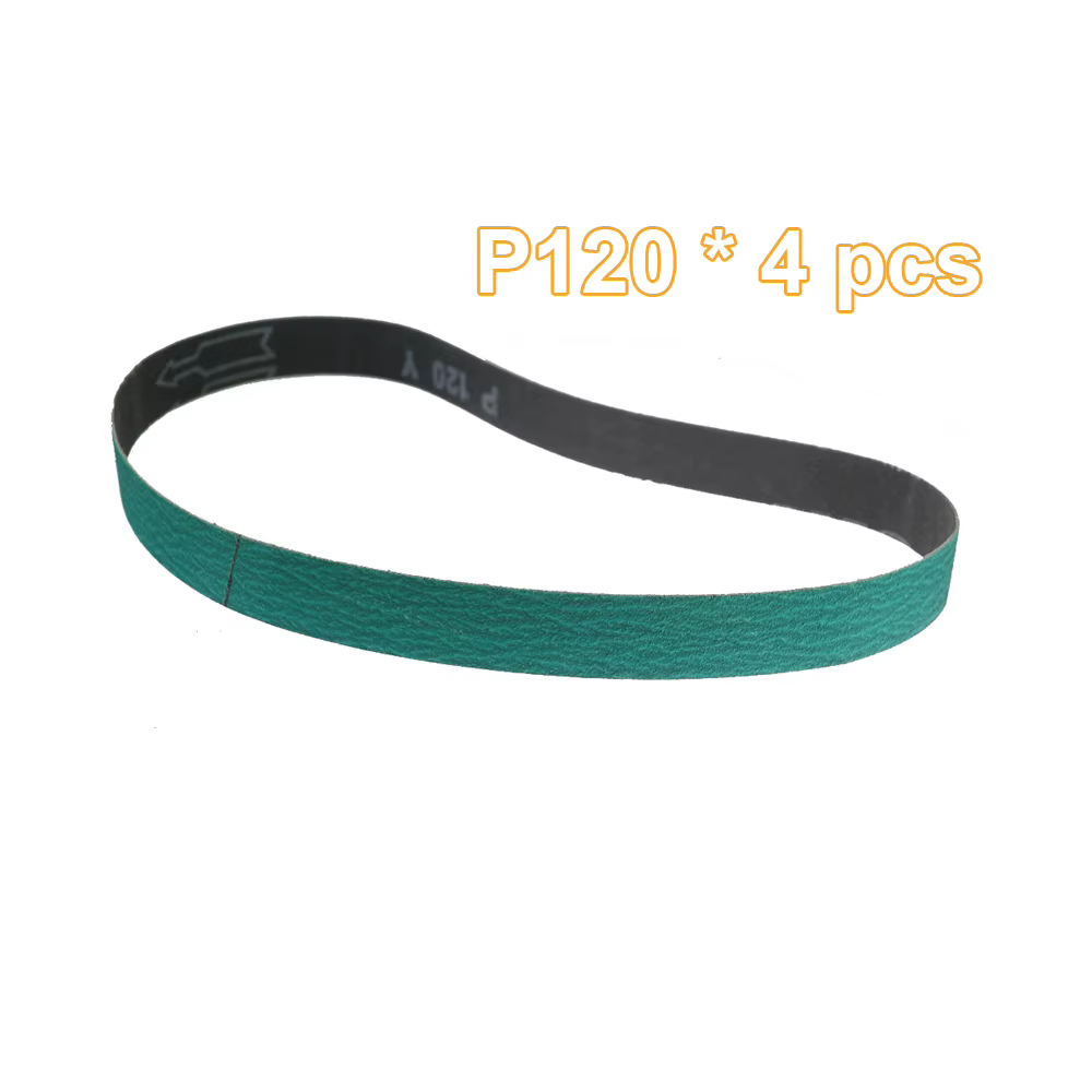 Bande de ponçage Z/A 1 "x 30", bandes de ponçage 25x762mm pour le meulage des lames de couteau, 4 pi