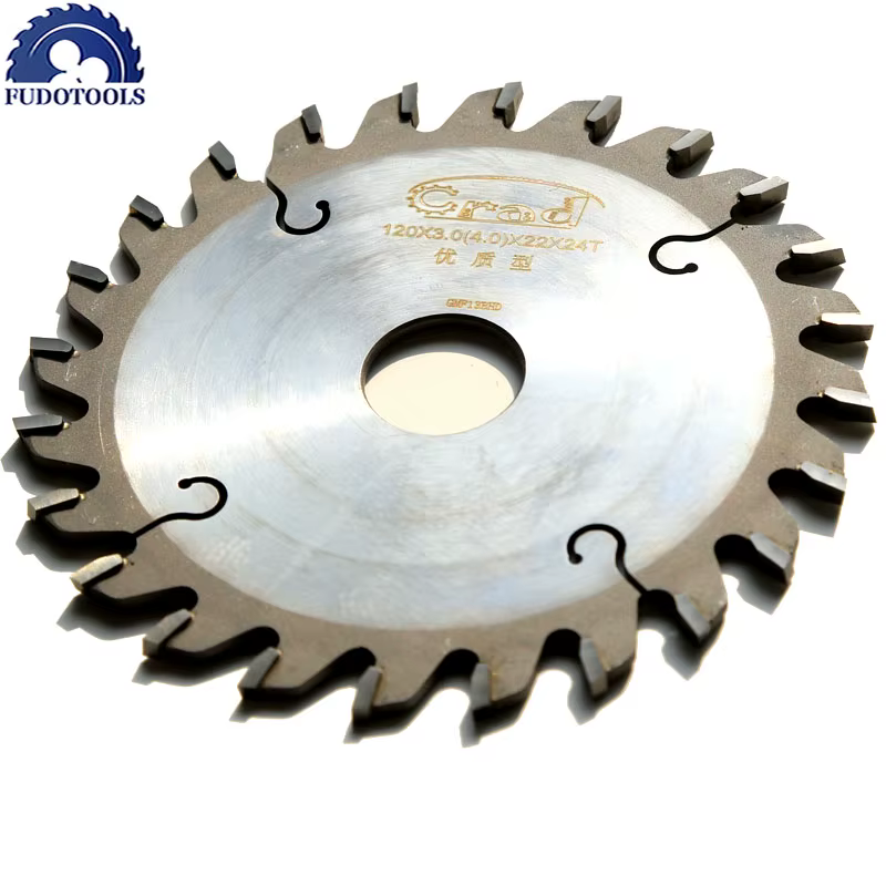 Lames de rainurage à prix compétitif 120*3.0-4.0*22/20*24T&120x2.8-3.6/2.2*20/22/23*24TCT pour rainu