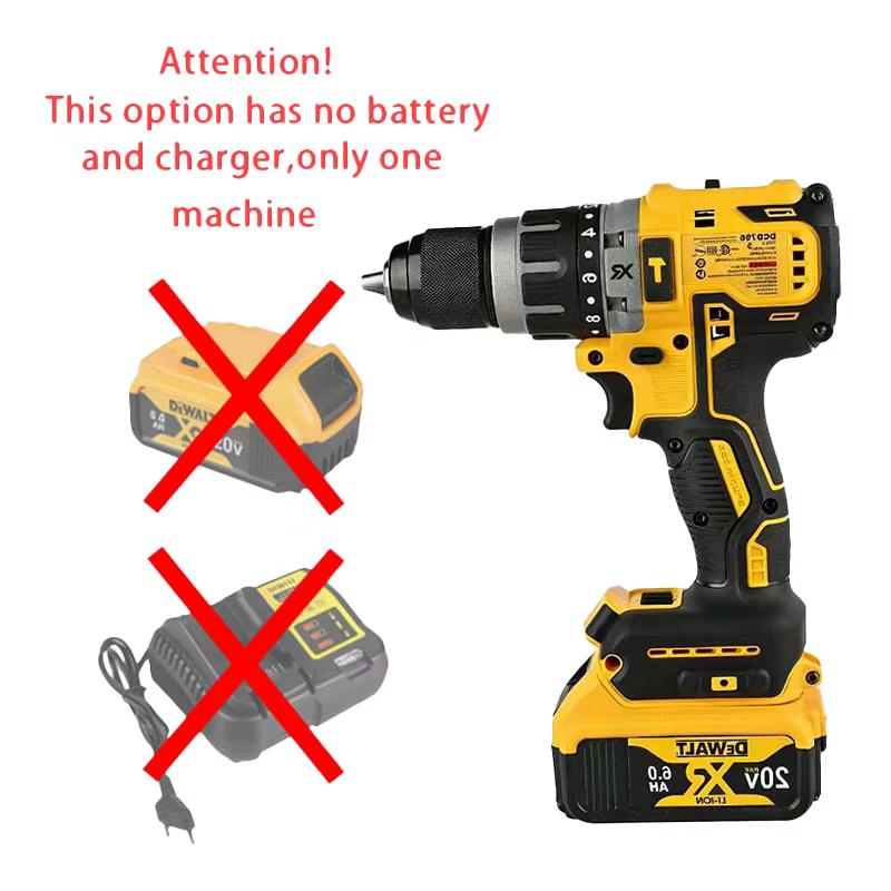 Perceuse à percussion sans fil DEWALT DCD796, 20V, batterie, outils électriques portables compacts r