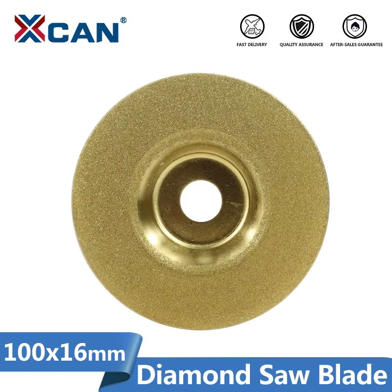 XCAN 1pc lame de meulage diamant 100mm 240 grain disque de polissage pour meuleuse d'angle lame de s