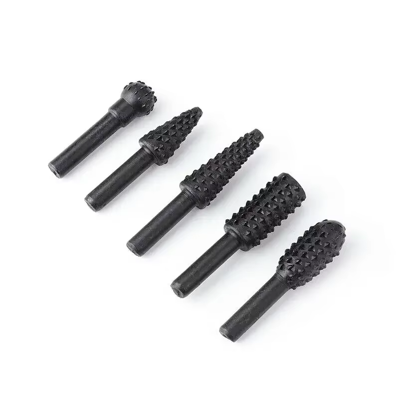 1/4 ''5 pièces jeu de forets outils de coupe pour couteau à bois outil de sculpture sur bois menuise
