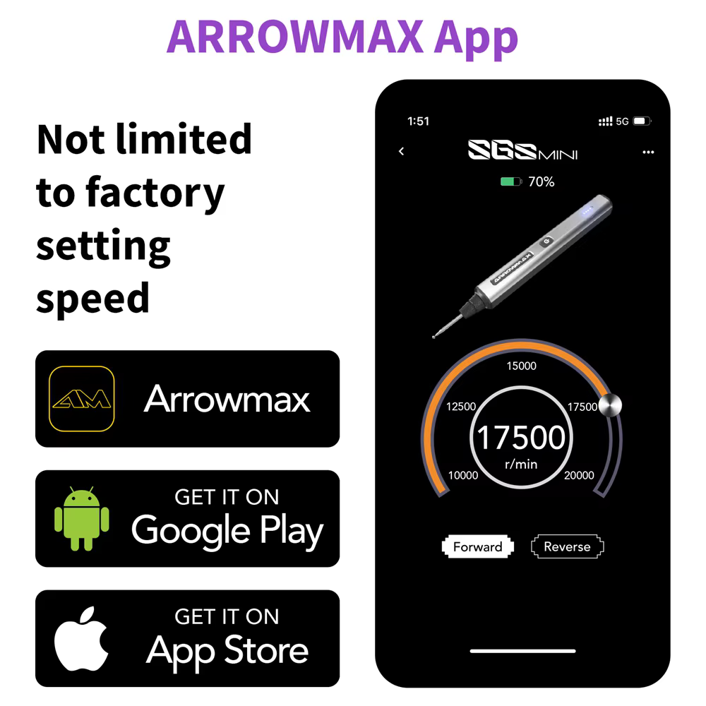 ARROWMAX outils rotatifs stylo de gravure électrique polissage Mini broyeur pour l'artisanat sculpte