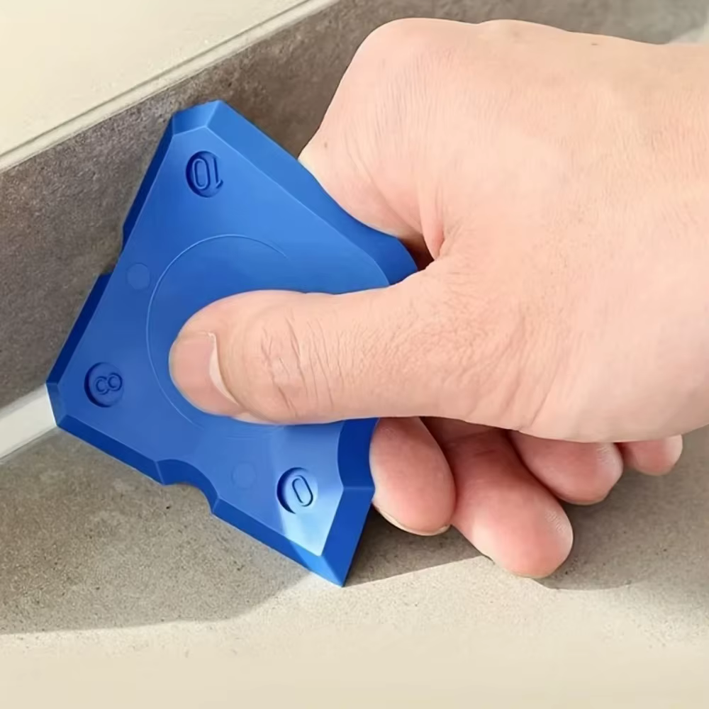 Ensemble d'outils de calfeutrage professionnel, 4 pièces, grattoir à ciment, dissolvant de mastic, s
