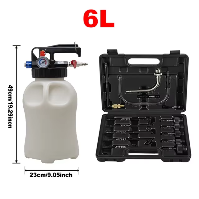 Outil de remplissage d'huile de transmission pneumatique, remplissage de recharge d'huile, adaptateu