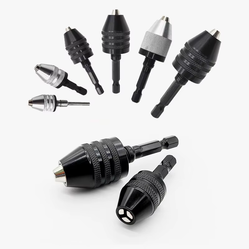 Mandrin de perceuse, tournevis sans clé, adaptateur de pilote d'impact, Micro moteur électrique, pin