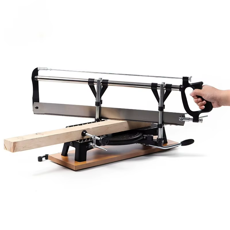 Scie d'angle manuelle 3 directions pour le travail du bois, outil de coupe diagonale pour le bois, s