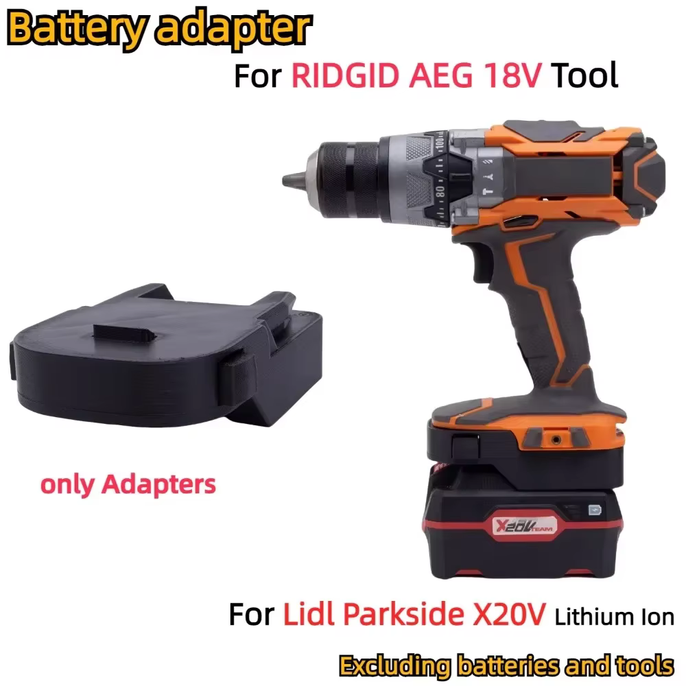 Pour Lidl Parkside X20V Lithium Ion pour RIDGID AEG 18V outils de forage sans fil accessoire adaptat