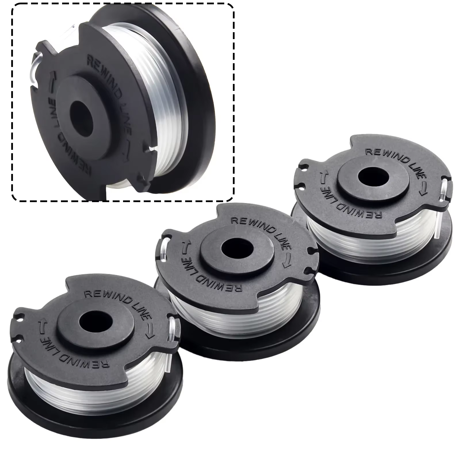 Bobine de fil de remplacement pour tondeuse à gazon Einhell, accessoires pour outils électriques de 
