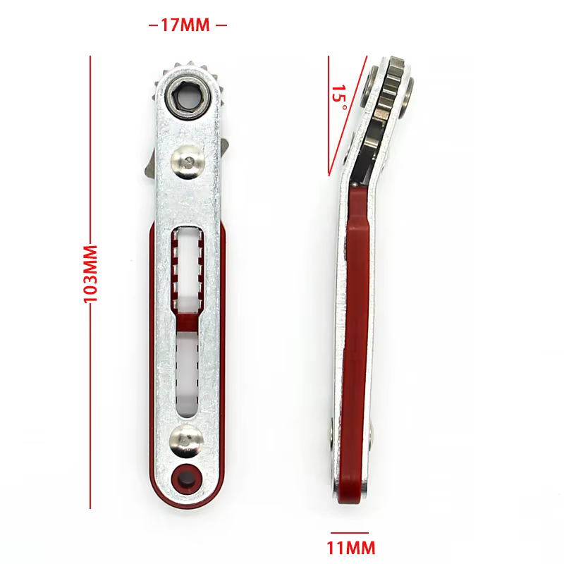 Mini clé à cliquet hexagonale Torx, contrôle bidirectionnel pour tournevis à tête simple/Double, for