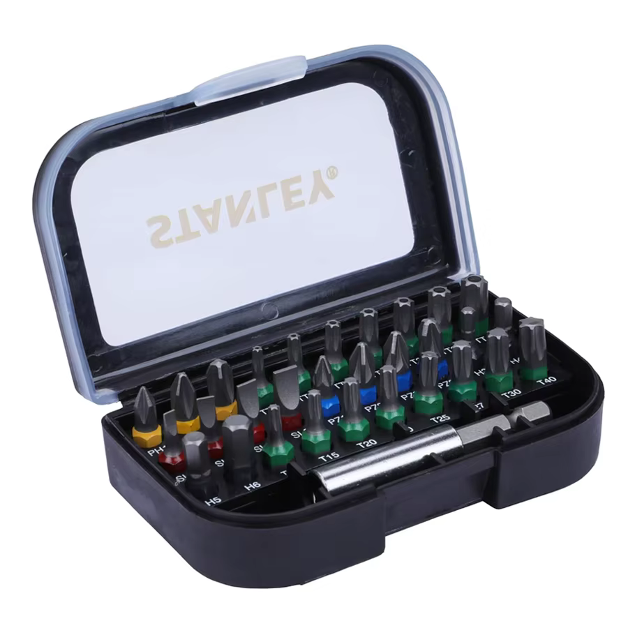 Stanley STA60490 31 pièces arc-en-ciel lot tête ensemble accessoires pour outils électriques tournev