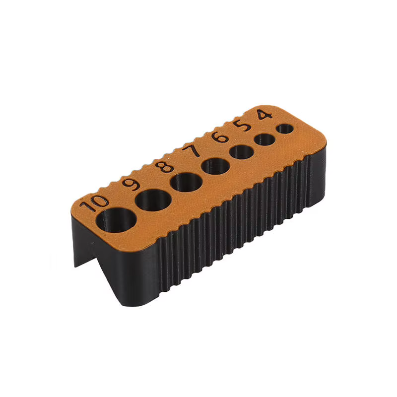 Bloc de guidage de précision pour perceuse, compatible avec les trous de 4/5/6/7/8/9/10 mm, gabarit 
