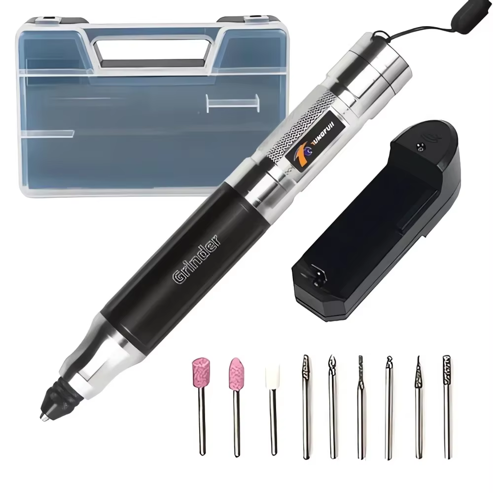 Mini perceuse sans fil, outil électrique de gravure, polisseuse, accessoire Dremel, outil de perceus