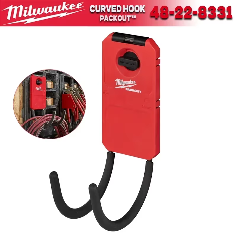 PACKOUT MILWAUElle™Accessoires pour outils électriques à crochet incurvé, outils Milwaukee, 6 po, 48