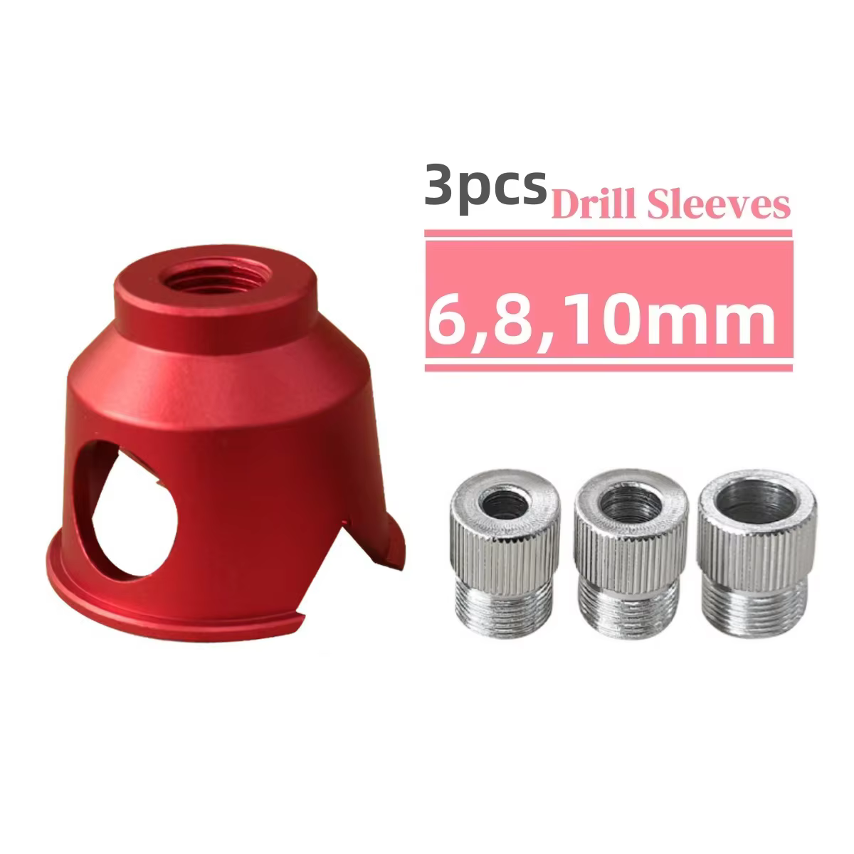 Kit de gabarits de perçage vertical pour chevilles, 2-10mm/6,8,10mm, guide de positionnement de perç