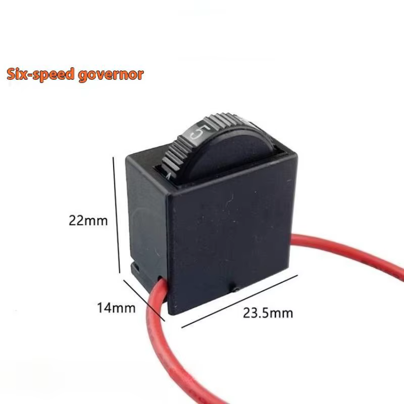 Nouveau contrôleur de vitesse à 6 niveaux AC220V pour meuleuse électrique DR2-6/1FE 12A 250V, outil 