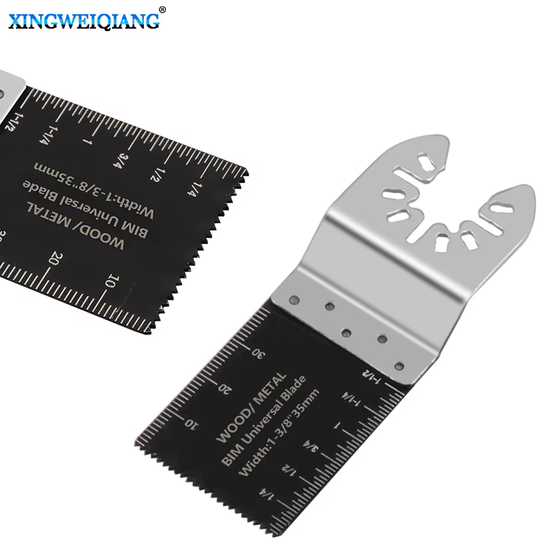 Lame de scie de précision multifonction bi-métal, outil multifonction oscillant, pour bois, plastiqu